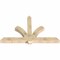 Ekena Millwork Redmond Rough Sawn Timber Gable Bracket, Douglas Fir, 84"W x 53"H x 6"D x 6"F, 15/12 Pitch GBW084X53X0606RED00RDF - alternate 3